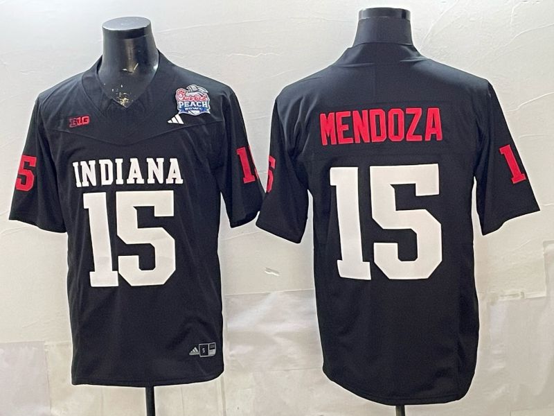 Men 2026 Ohio State Buckeyes #15 Mendoza Black Limited NCAA Jersey 079